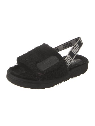 UGG Shearling Slingback Sandals