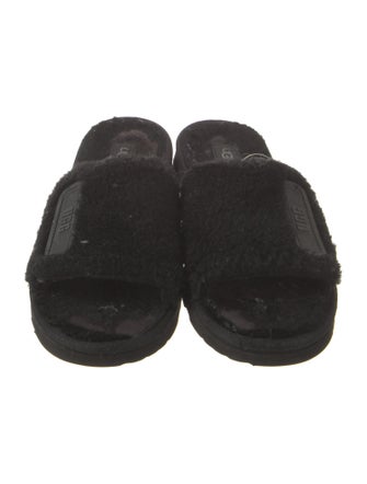 UGG Shearling Slingback Sandals