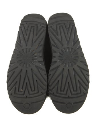 UGG Suede Bow Accents Lace-Up Boots