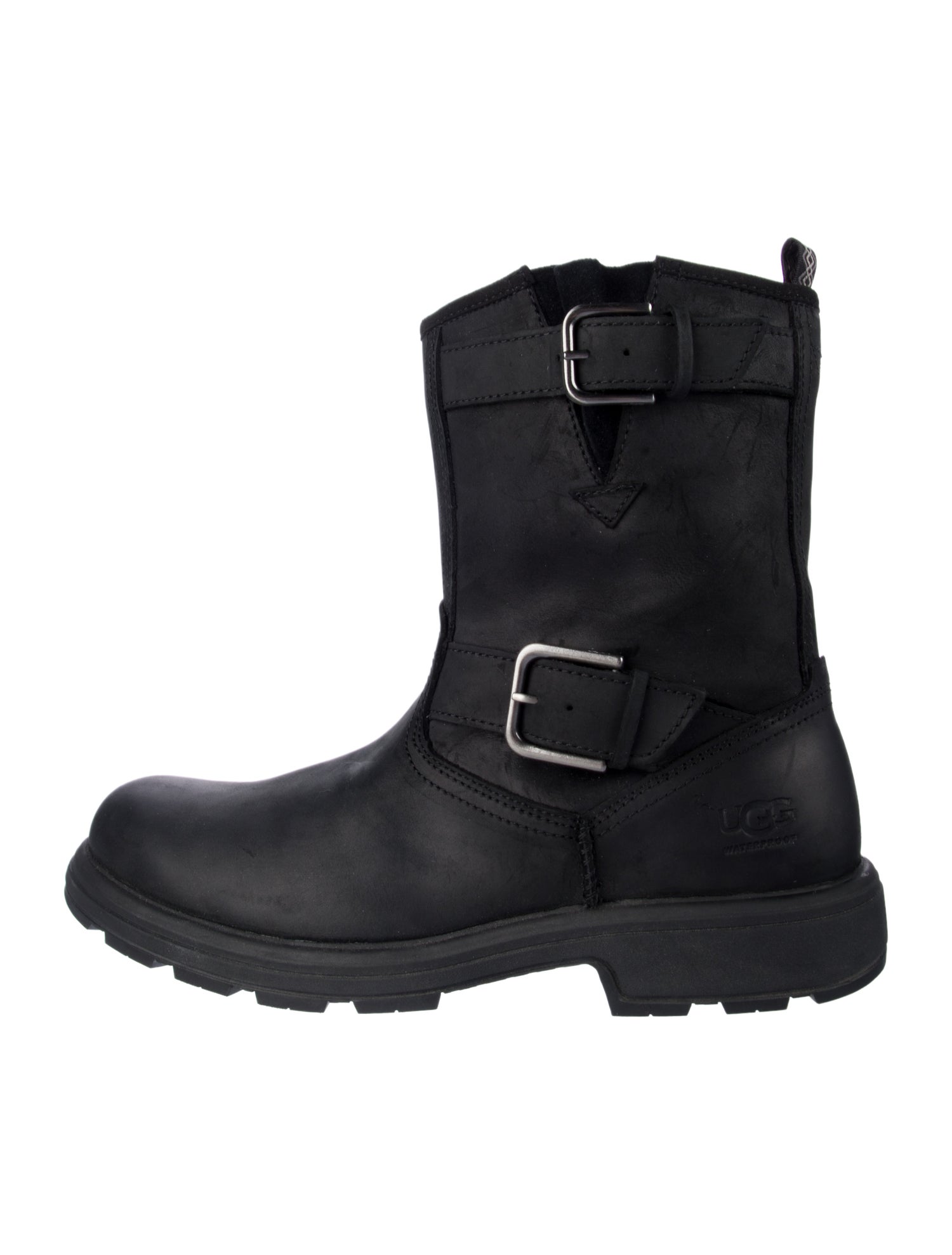 UGG Leather Moto Boots