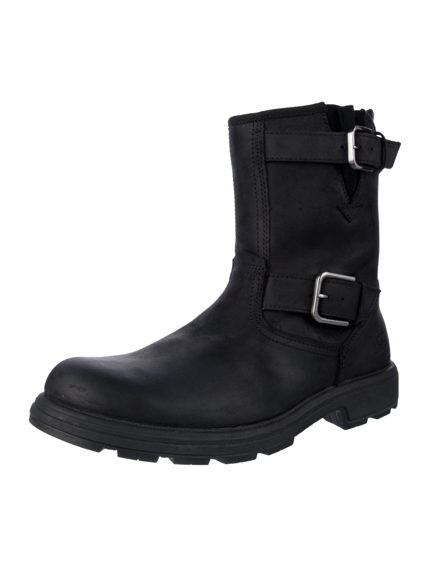 UGG Leather Moto Boots