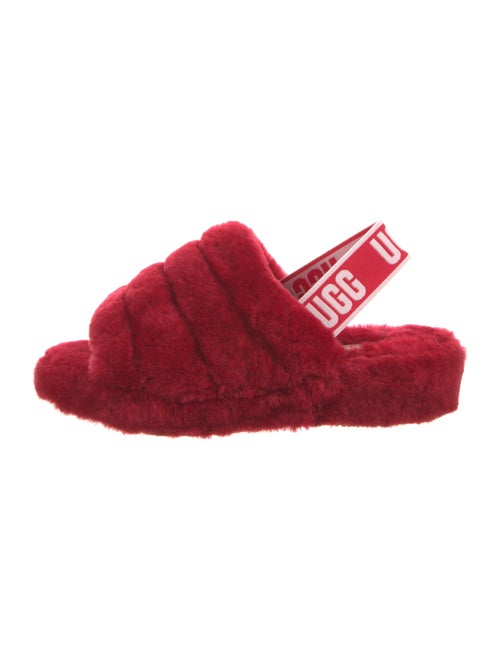 UGG Shearling Slingback Sandals