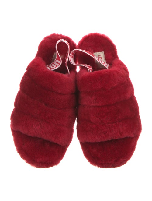 UGG Shearling Slingback Sandals