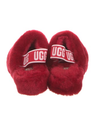 UGG Shearling Slingback Sandals