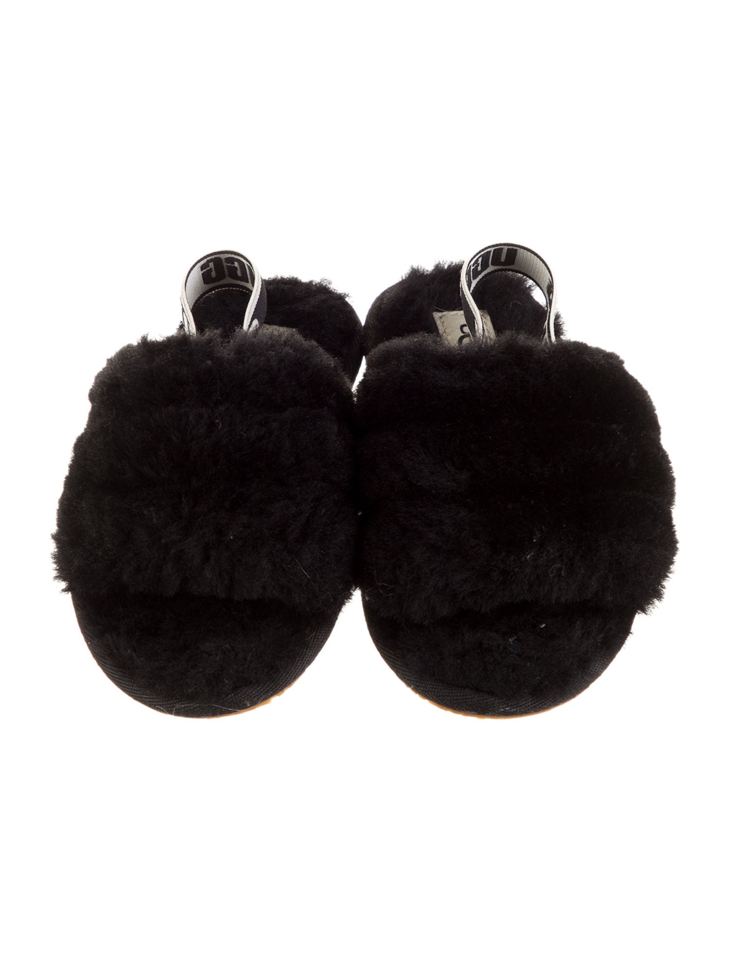 UGG Girls' Shearling Slingback Sandals