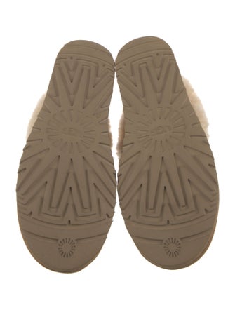 UGG Suede Fur Trim Loafers