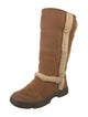 UGG Suede Colorblock Pattern Boots