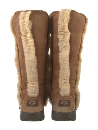UGG Suede Colorblock Pattern Boots