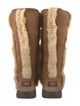 UGG Suede Colorblock Pattern Boots