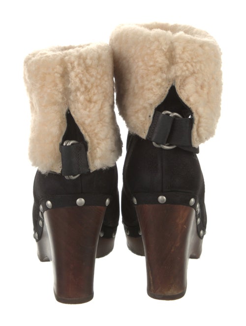 UGG Suede Studded Accents Rain Boots