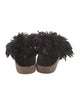 UGG Suede Fringe Trim Accent Slides