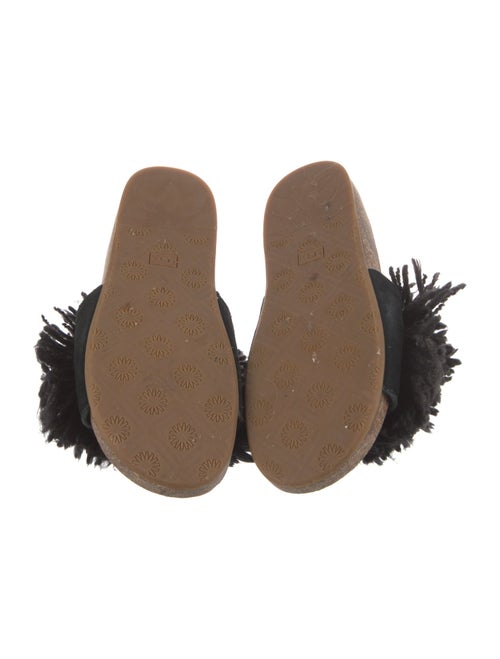 UGG Suede Fringe Trim Accent Slides