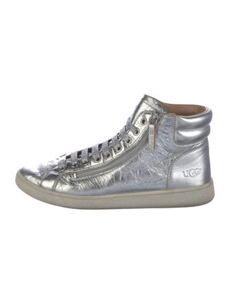 UGG Leather Printed Sneakers