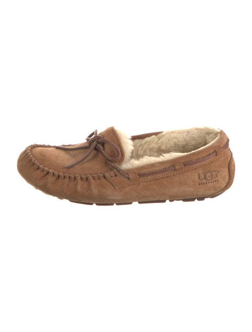 UGG Suede Whipstitch Trim Moccasins