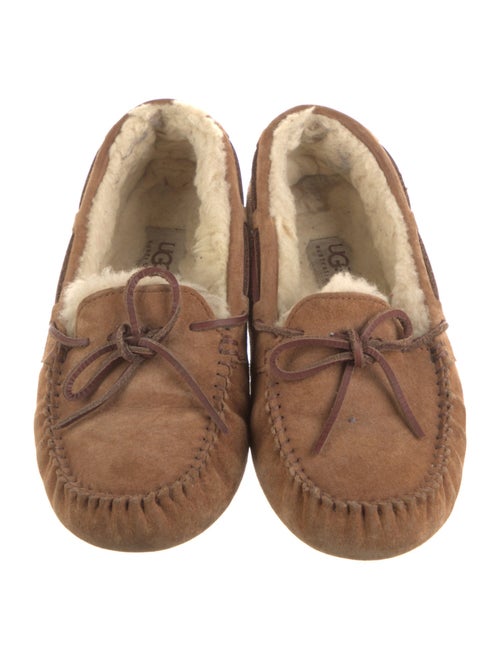 UGG Suede Whipstitch Trim Moccasins