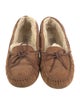 UGG Suede Whipstitch Trim Moccasins