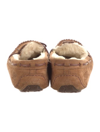 UGG Suede Whipstitch Trim Moccasins