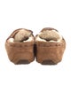 UGG Suede Whipstitch Trim Moccasins