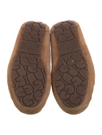 UGG Suede Whipstitch Trim Moccasins
