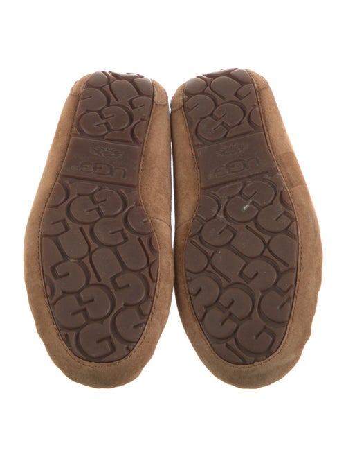 UGG Suede Whipstitch Trim Moccasins