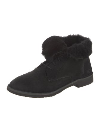 UGG Suede Lace-Up Boots
