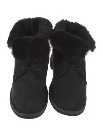 UGG Suede Lace-Up Boots