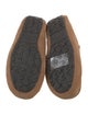 UGG Suede Faux Fur Trim Moccasins