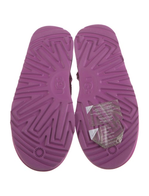 UGG Suede Fur Trim Boots