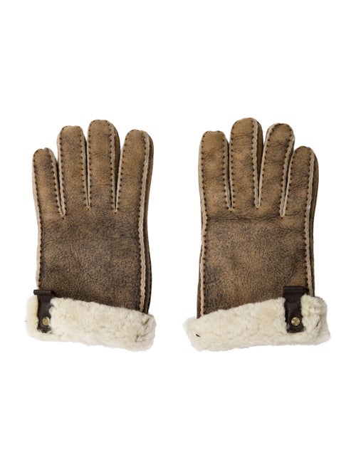 UGG Fur Suede Gloves