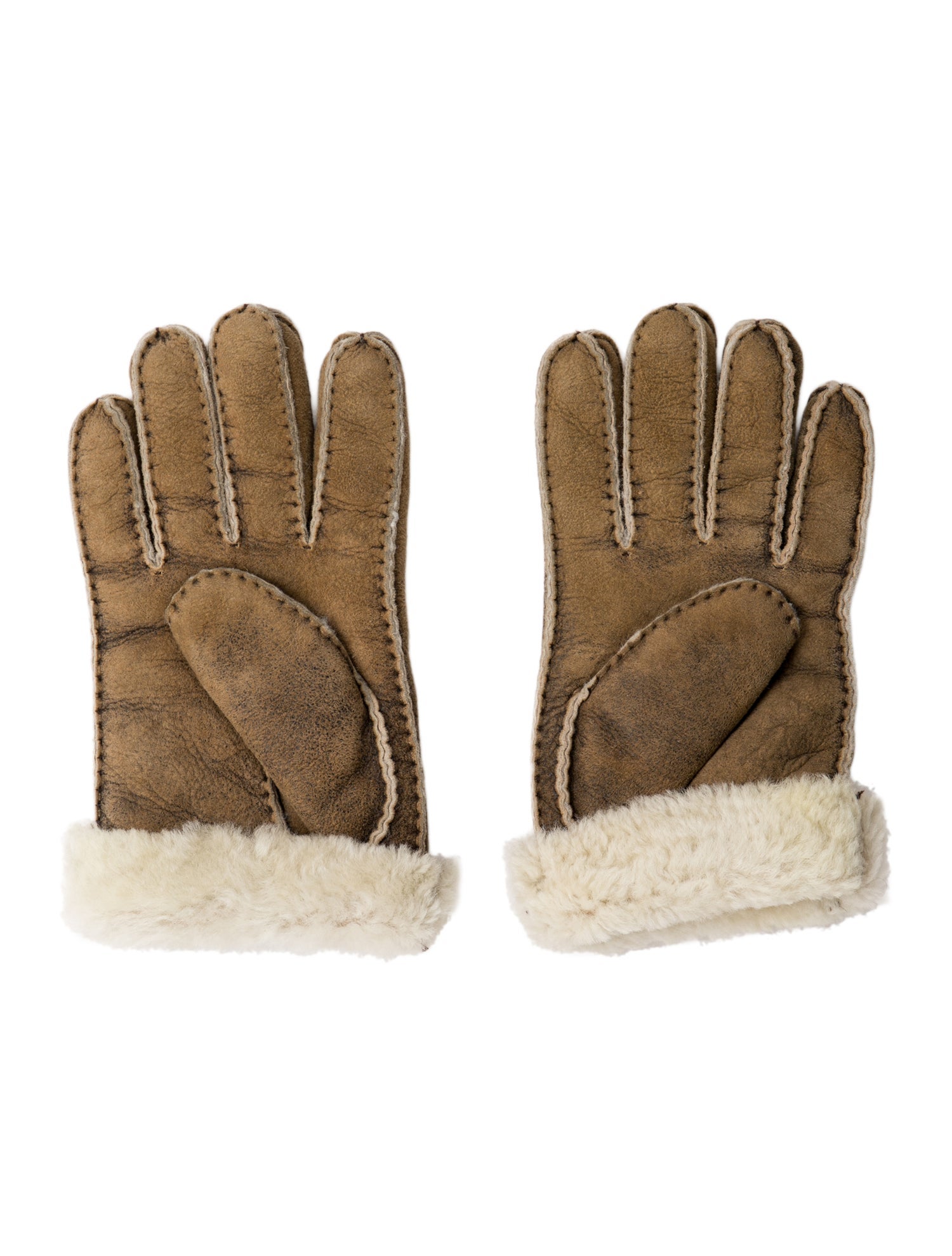 UGG Fur Suede Gloves