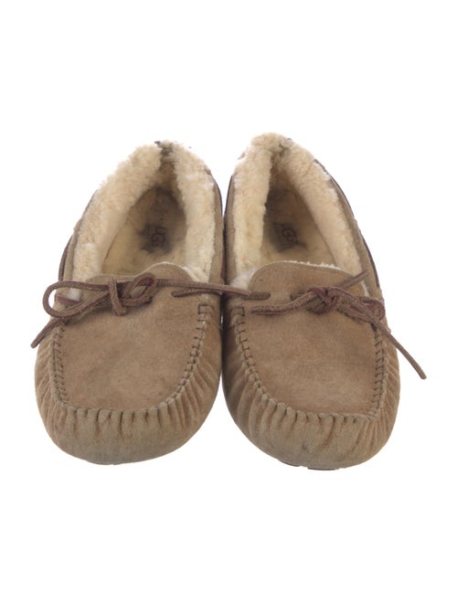 UGG Suede Bow Accents Moccasins