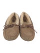 UGG Suede Bow Accents Moccasins