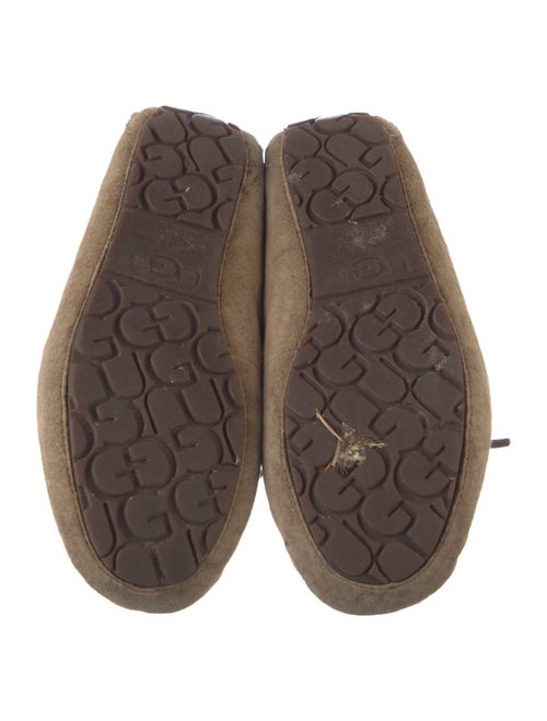 UGG Suede Bow Accents Moccasins