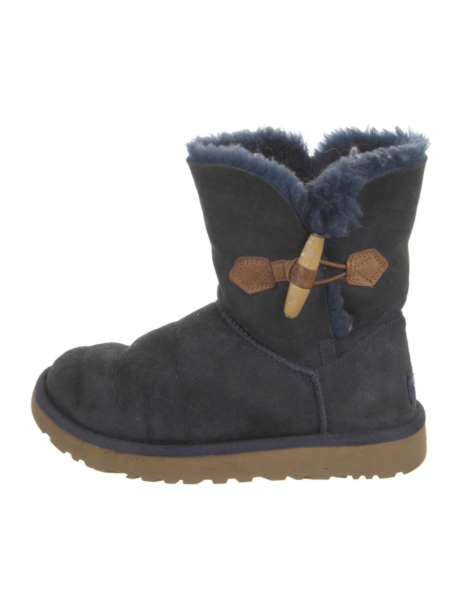 UGG Suede Colorblock Pattern Boots