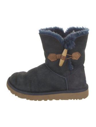 UGG Suede Colorblock Pattern Boots