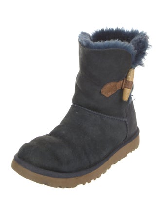UGG Suede Colorblock Pattern Boots