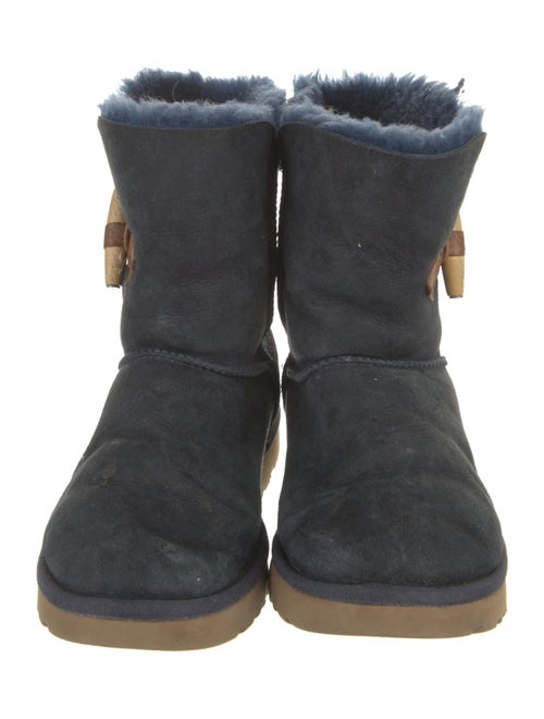UGG Suede Colorblock Pattern Boots
