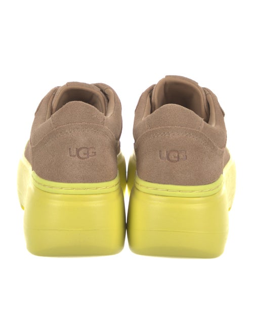 UGG Suede Colorblock Pattern Chunky Sneakers