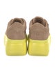 UGG Suede Colorblock Pattern Chunky Sneakers