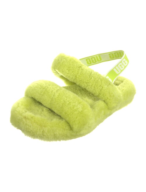 UGG Shearling Slingback Sandals