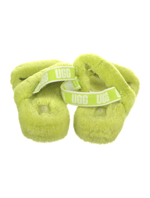UGG Shearling Slingback Sandals