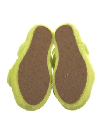 UGG Shearling Slingback Sandals