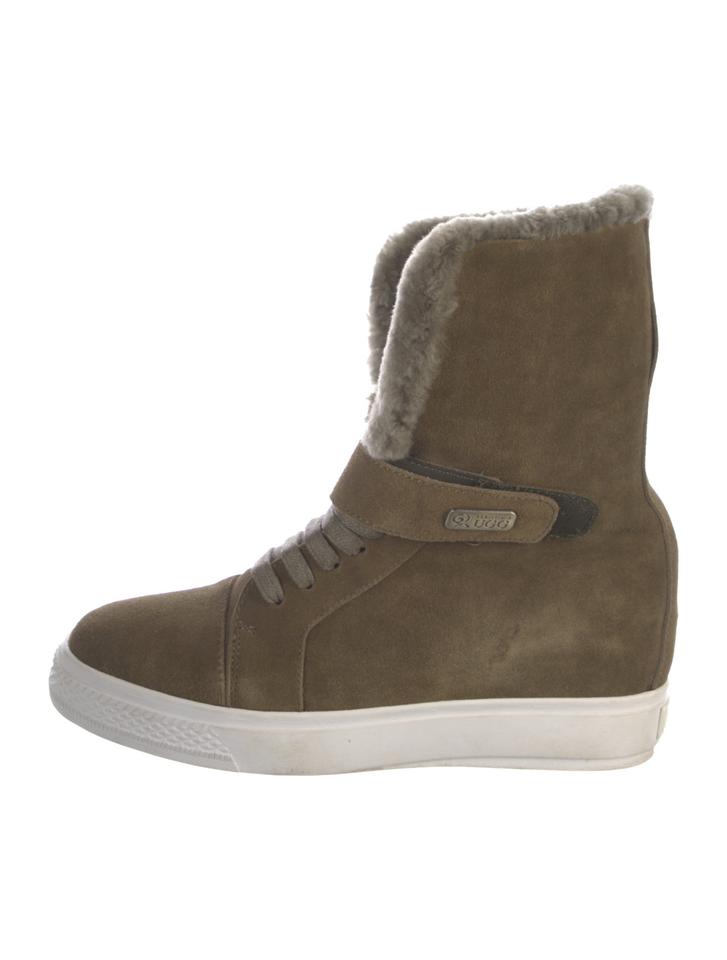 UGG Suede Lace-Up Boots