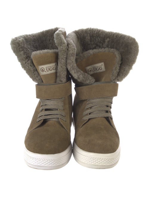 UGG Suede Lace-Up Boots