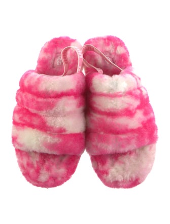 UGG Tie-Dye Print Slingback Sandals