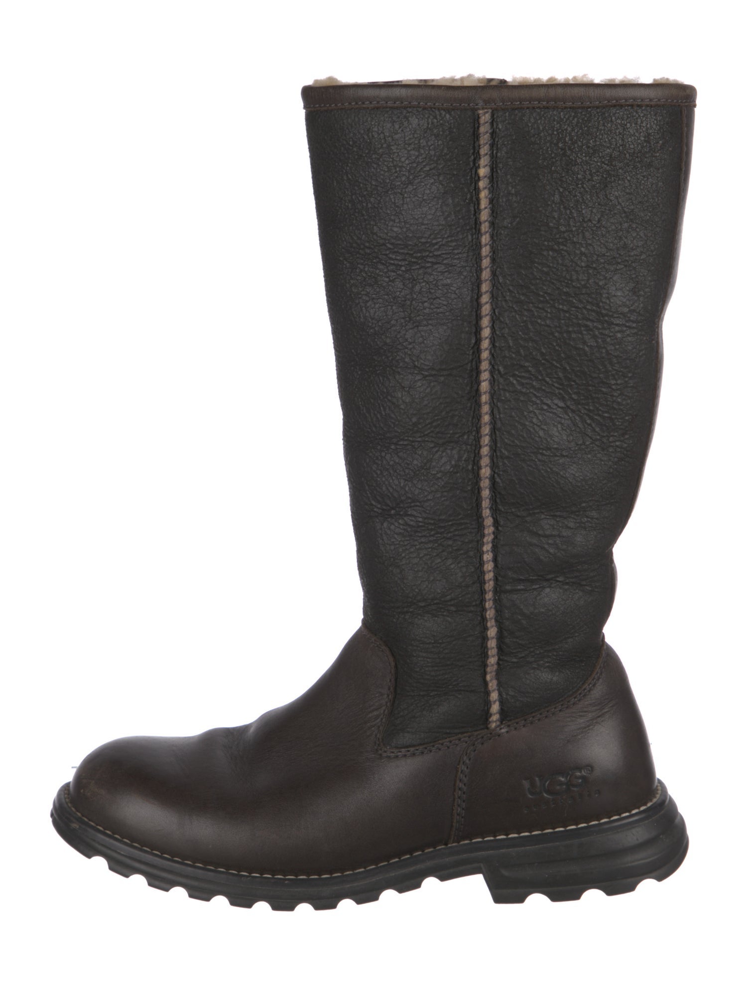 UGG Leather Moto Boots