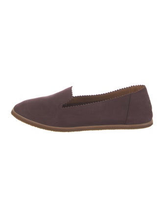 UGG Suede Scalloped Accent Loafers