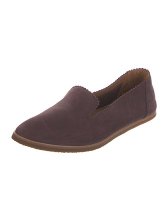 UGG Suede Scalloped Accent Loafers