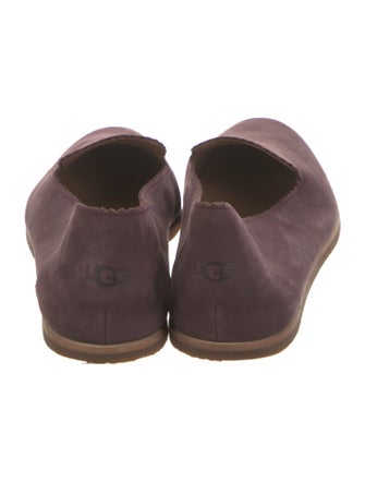 UGG Suede Scalloped Accent Loafers