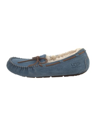 UGG Suede Bow Accents Moccasins